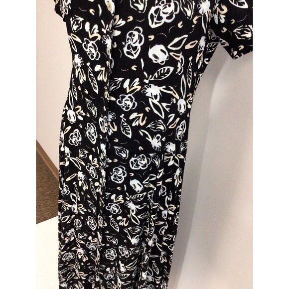 Sigrid Olsen Floral Maxi Dress Womens 6 - Picture 4 of 8
